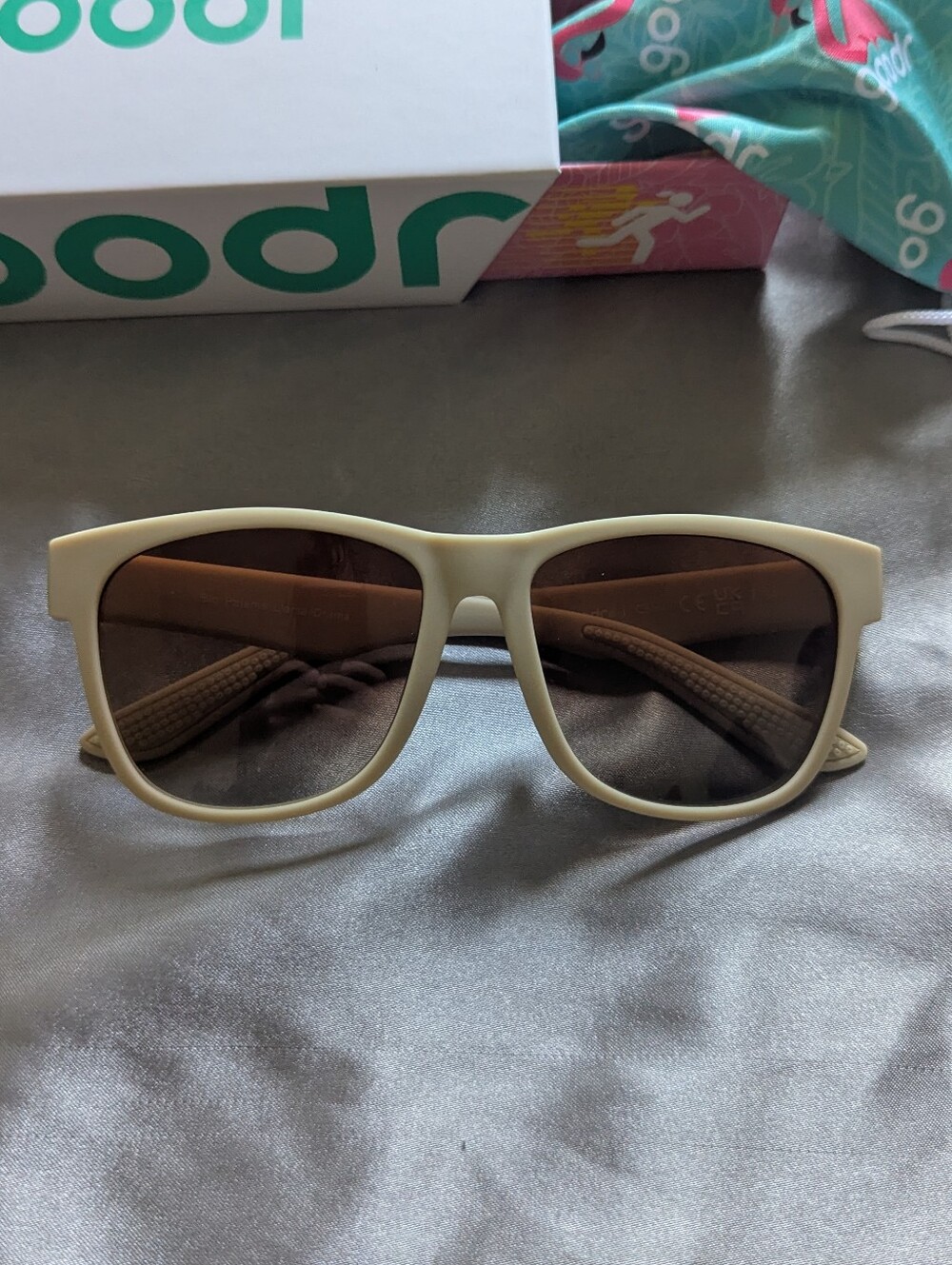 Beige Goodr BFG Sunglasses
